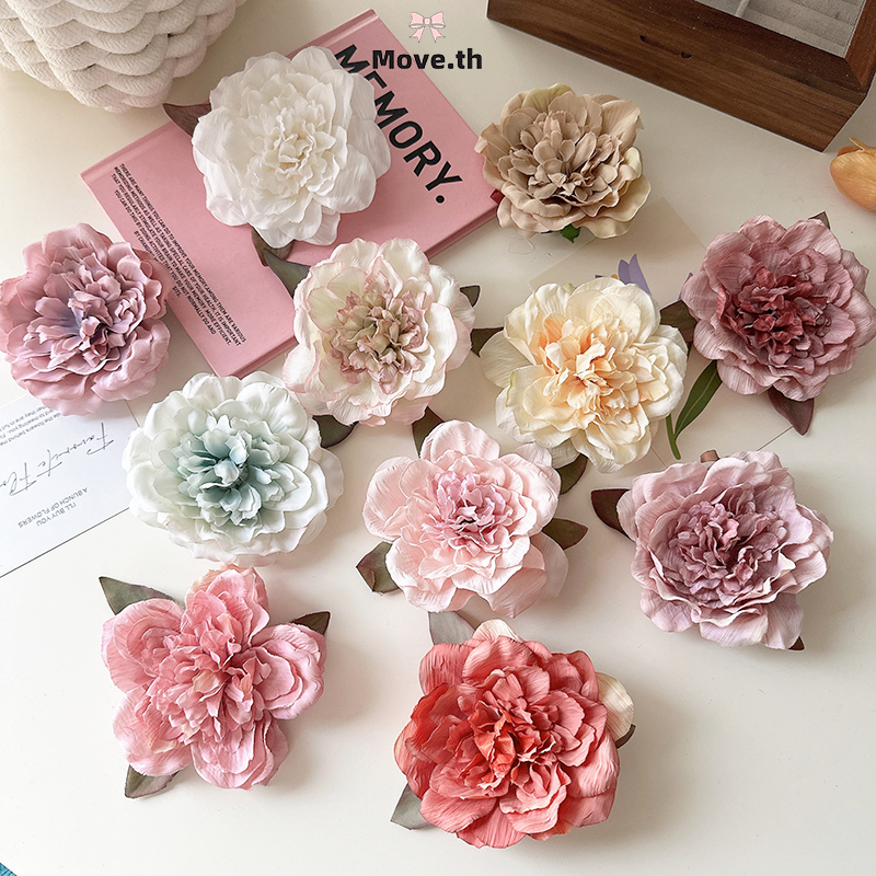 ในไทย-พร้อมส่ง✨กิ๊บหนีบผม ดอกไม้ คลิปด้านข้าง ย้อนยุคหวาน สไตล์เกาหลี สำหรับผู้หญิง รูปปากเป็ดกิ๊ฟติดผม วันหยุดพักผ่อน-M