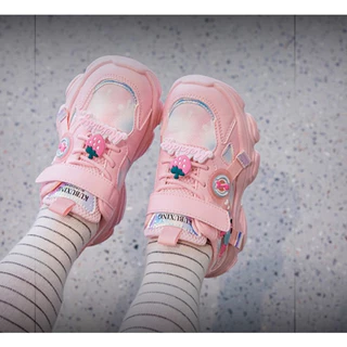 MARIAN รุ่นใหม่ (size 26-37)รองเท้าผ้าใบเด็กผู้หญิง แฟชั่น สีสวย ระบายอากาศ สไตล์น่ารักชั่น กีฬาเด็กโตพื้นนุ่ม พร้อมส่ง