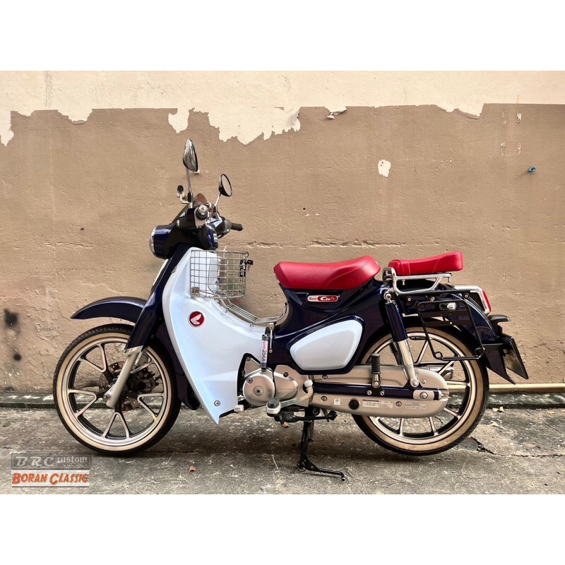 แร็คข้าง supercub c125 side rack supercub125 (มีสีดำและชุบโครเมี่ยม) - รูปที่ 5