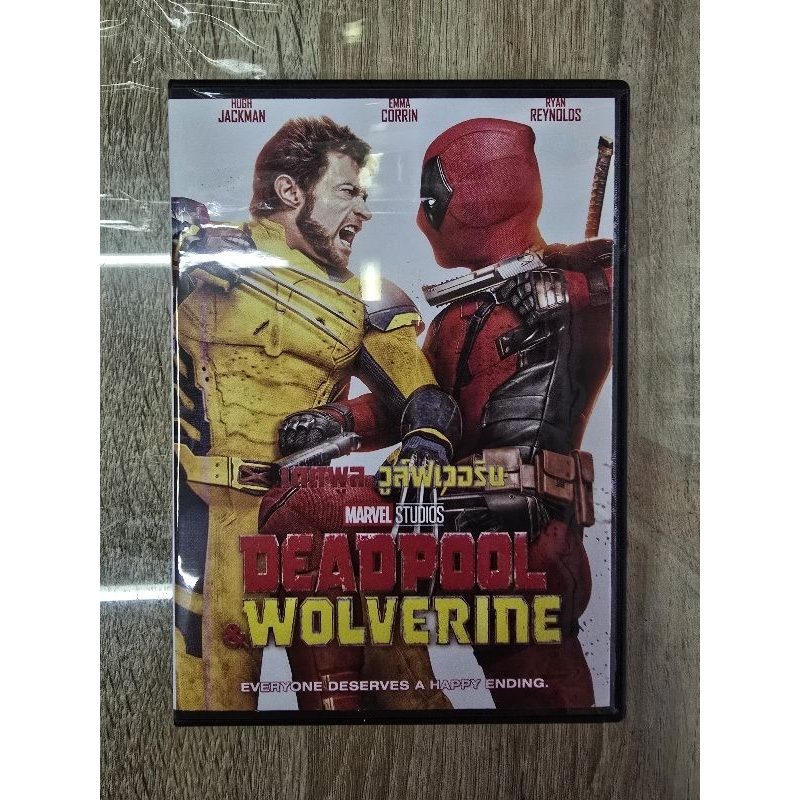 ดีวีดีDeadpool&Wolverine ปรับเลือกพากย์ไทยมาสเตอร์/อังกฤษและซับไทย/ซับอังกฤษได้ครับ (1แผ่นจบครับ)