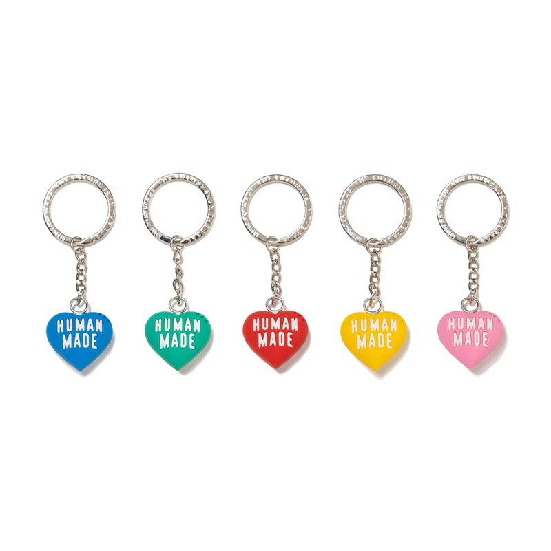 (พร้อมส่ง) พวงกุญแจ HUMAN MADE HEART RUBBER KEY CHAIN ของแท้