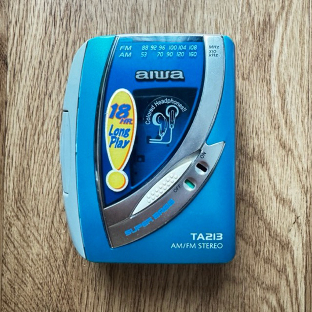 เครื่ิองเล่นวิทยุเทปพกพา AIWA-TA213