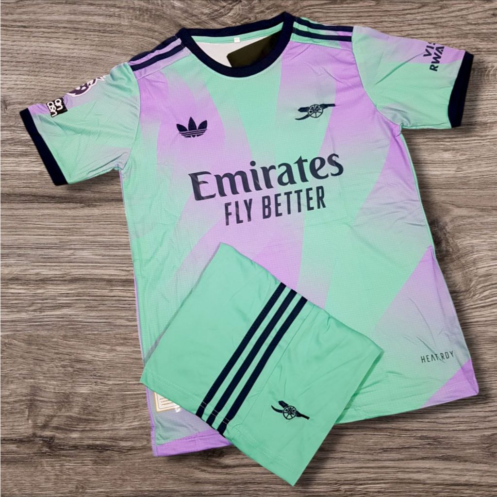 ชุดฟุตบบอล Arsenal รุ่นใหม่ลา่าสุด 2024-25 ชุดผู้ใหญ่ ไซส์ M - L - XL (เสื้อ + กางเกง)