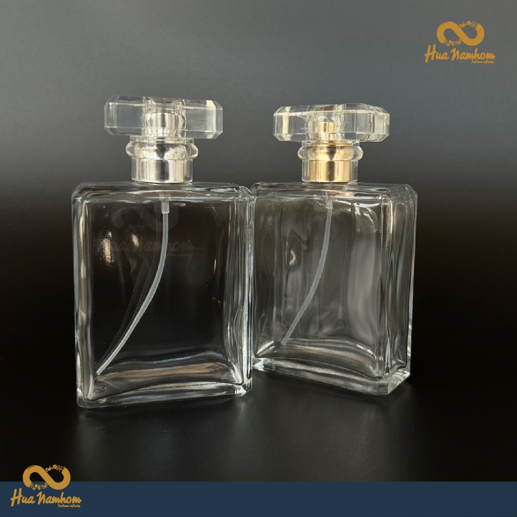 ขวดสเปรย์ทรงเหลี่ยม ฝาโคโค ปริมาณ 100ml