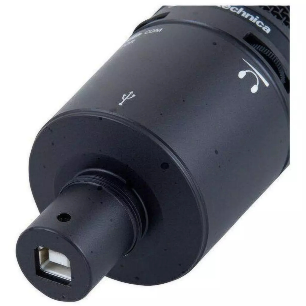 Audio-technica AT2020USB+ ไมโครโฟนคอนเดนเซอร์ Cardioid K เพลงบันทึกถ่ายทอดสดไมโครโฟน,20-20000Hz คอมพิวเตอร์ USB+ ไมโครโฟ