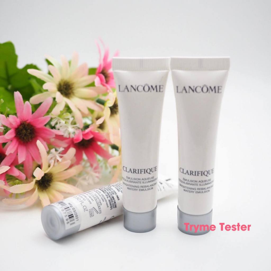 ของแท้ ฉลากไทย Lanc0me Clarifique brightening rebalancing watery emulsion 15ml.