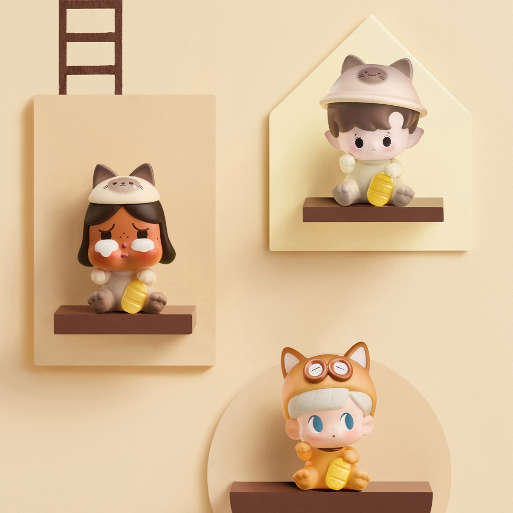 [สุ่ม] แบบซองเดียว POP MART POP BEAN Lucky Cat Series ไม่แกะซอง ของแท้