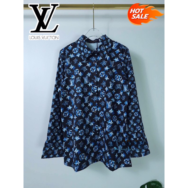 เสื้อเชิ้ตแขนยาว Louis Vuitton Silk Shirt