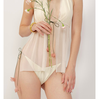 FABLAB X TRY Blooming high leg bottom กางเกงบิกีนี่