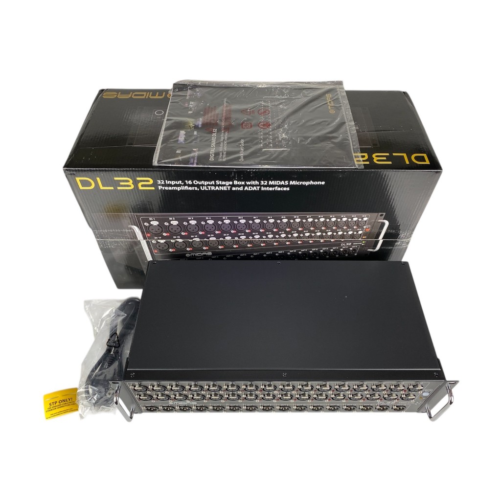 ((ของแท้))MIDAS DL32 ดิจิตอล สเตจบ๊อกซ์ 32 Input 16 Output 32 Mic สเตจบ๊อกสำหรับเชื่อมต่อมิกเซอร์ดิจ