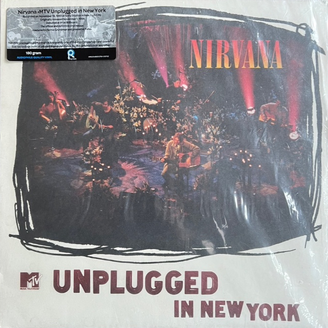 แผ่นเสียง LP Nirvana – MTV Unplugged In New York ( ค่าย ORG 2011 US press )