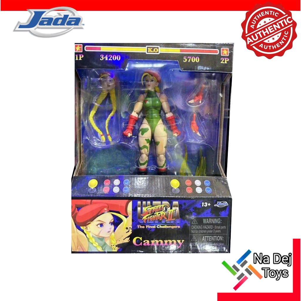 Jada Toys Street Fighter Cammy 6" Figure เจด้า ทอยส์ สตรีท ไฟท์เตอร์ แคมมี่ ขนาด 6 นิ้ว ฟิกเกอร์