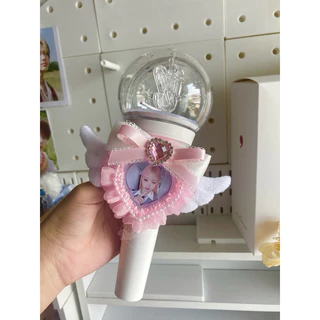กรอบรูปหัวใจงานHandmade/กรอบรูปใส่เเท่งไฟ ใส่ได้ทุกเเท่งไฟ