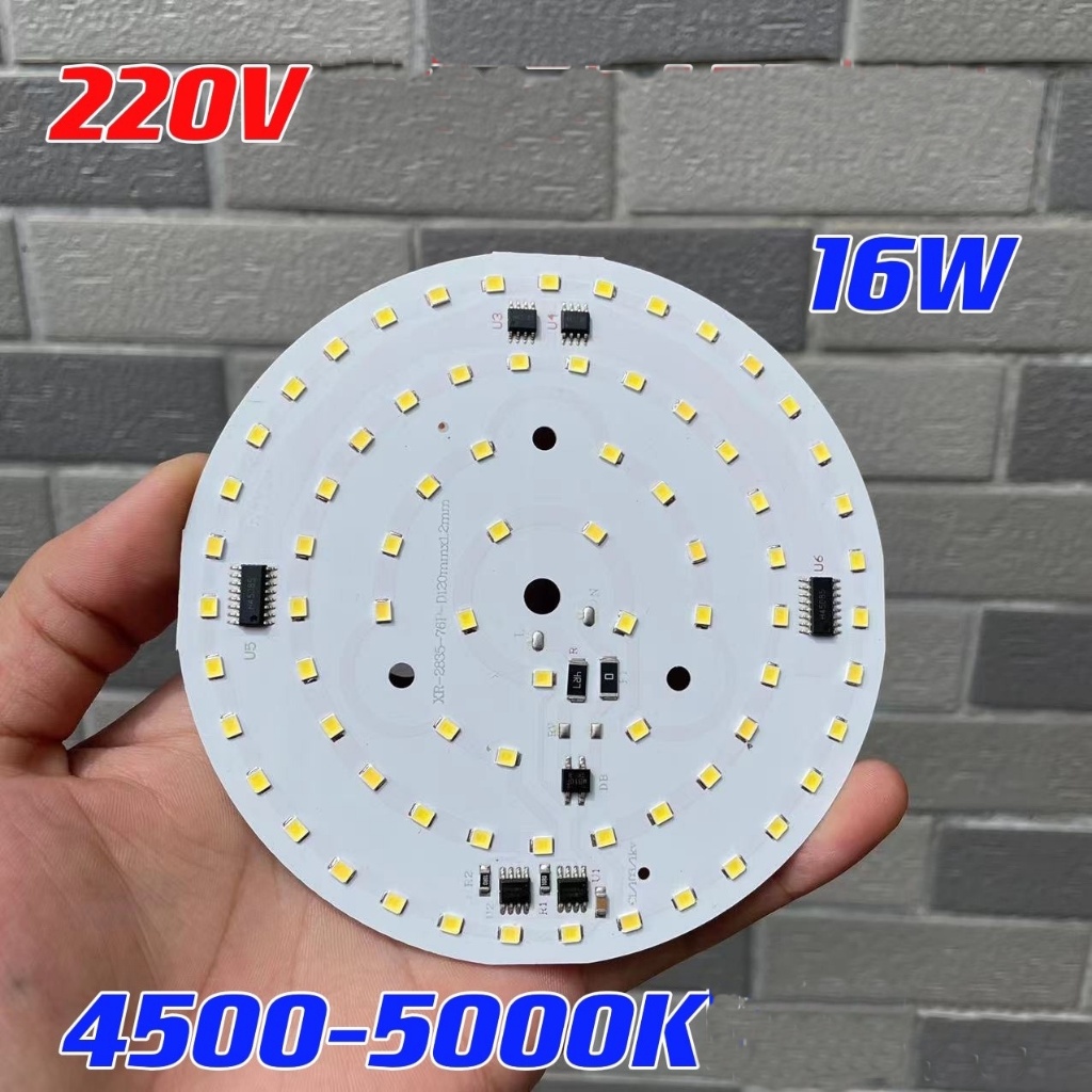 หลอดไฟ LED DIY 3.0v 3.2v 3.7v 5w สี่เหลื่อม สีขาว 6000k โซล่าเซลล์