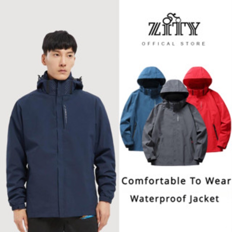 ZITY เสื้อแจ็คเก็ตระบายอากาศกันน้ำวัสดุคุณภาพสูงสวมใส่สบายแจ็คเก็ตกลางแจ้ง