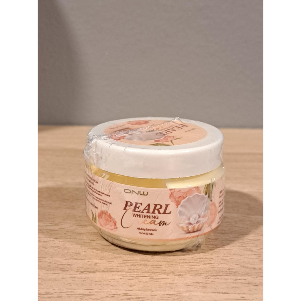ครีมไข่มุกไวท์เทuนิ่v Pearl Cream (ของแท้) ขนาด 50 กรัม 1 กระปุก