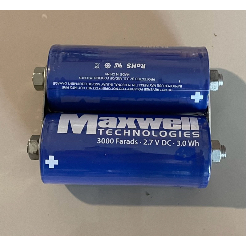 2 pack Maxwell ซุปเปอร์คาร์ชัตเตอร์ มาพร้อม Balancing 1500F 5.4 volts high CCA