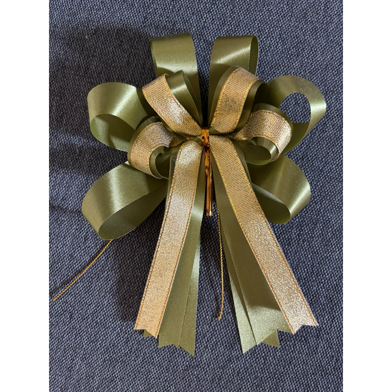 10 ชิ้น รหัสสี 44B (สีเขียวขี้ม้าอ่อน - ทรายทอง)