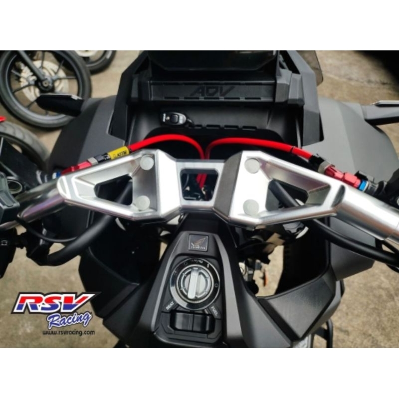 แฮนด์แต่งCNC Adv 350 rsv สีดำ/สีเงิน แจ้ง admin ในแชทได้เลยค่ะ