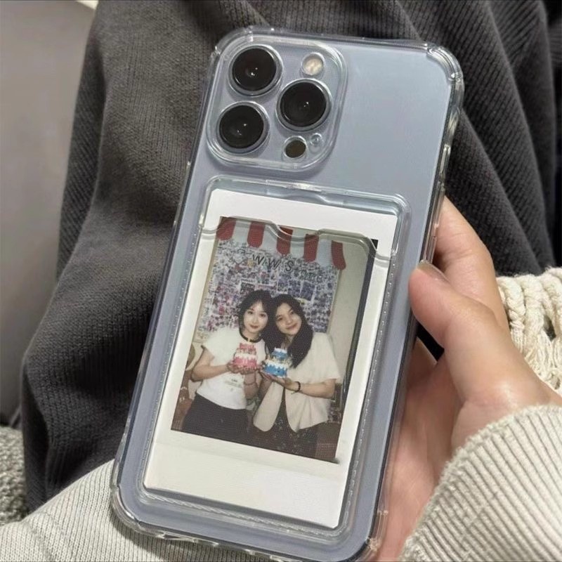 เคสซิลิโคนใส เคสใส่การ์ดสำหรับ For Samsung A06 A16 A05 A05S A15 A25 A35 A55 A14 A54 A12 A53 A13 A22 5G S22 S23 Ultra A23
