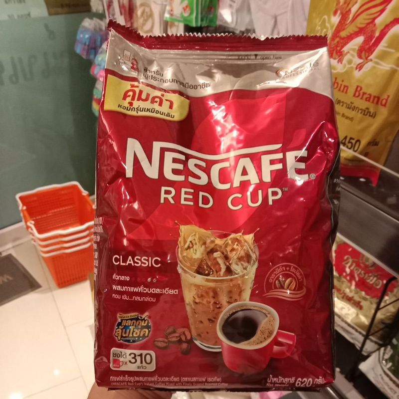 กาแฟเรดคัพคลาสสิค ตราเนสกาแฟ สินค้าสต็อกใหม่ ผลิตเวียดนาม **มีส่งด่วน