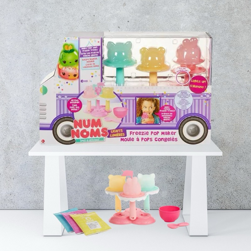 Num Noms Lights Freezie Pop Maker with Food Playset
