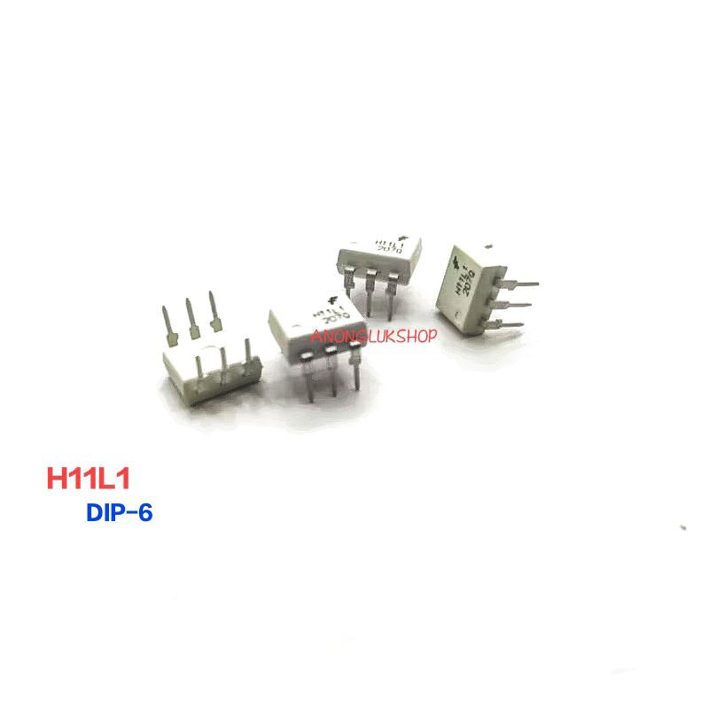 ราคาต่อ 1ตัว H11L1 IC DIP-6 High Speed Optocoupler Logic Output 1Channel ออปโต้ 6ขาลงปริ้น
