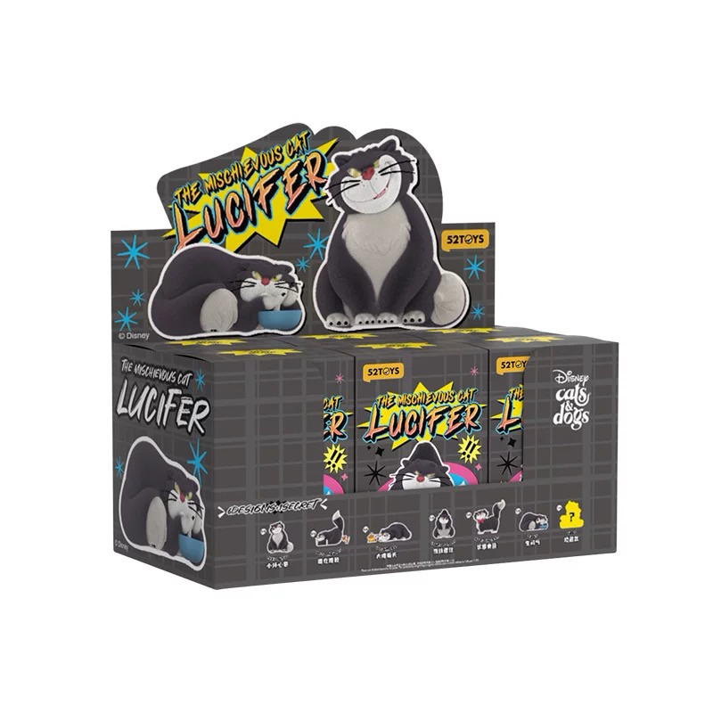 พรีออเดอร์ ยกกล่อง 52toys Disney Bad Cat LUCIFER Series