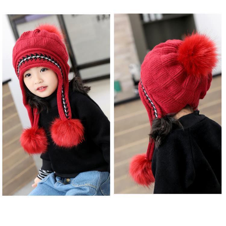 (พร้อมส่งในไทย)หมวกไหมพรมกันหนาวเด็ก 3-8 ปี รอบศรีษะ 48-52 ซม.และหมวกสำหรับผู้ใหญ่ - รูปที่ 5