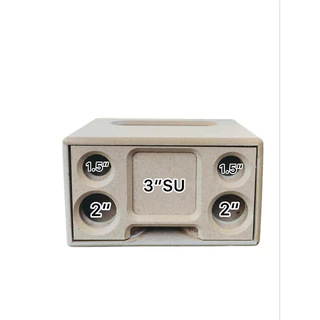 งานดิบ (รุ่น253) ตู้แบนพลาส3“ กลาง2” แหลม1.5“