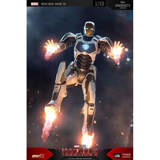 ZD Toys Iron Man 3 ฟิกเกอร์ Iron Man Mark 39 "Starboost"