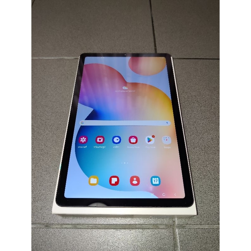 Samsung Galaxy Tab S6 Lite รุ่น wifi เครื่องศูนย์ไทย 64/4 gb ครบกล่อง มือสอง