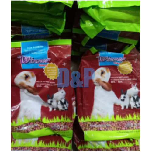 อาหารเม็ดกระต่าย winer ยี่ห้อยอดนิยมขนาด500g.