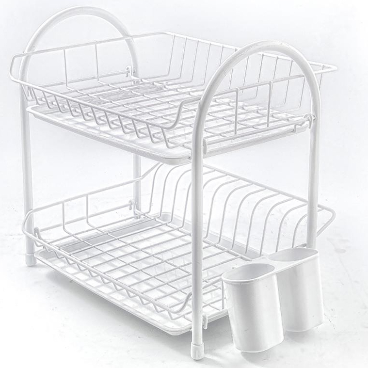 ชั้นคว่ำจานลวดเคลือบ 2 ชั้น HC/EKONO 912 DISH RACK PU COAT 2 TIERS HC/EKONO 912