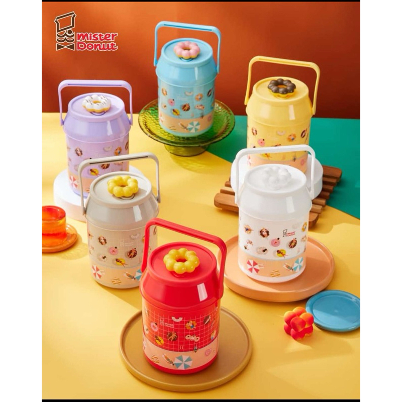 Mister Donut กระติกน้ำโอ้โฮ Oho Summer มิสเตอร์ โดนัท 2024