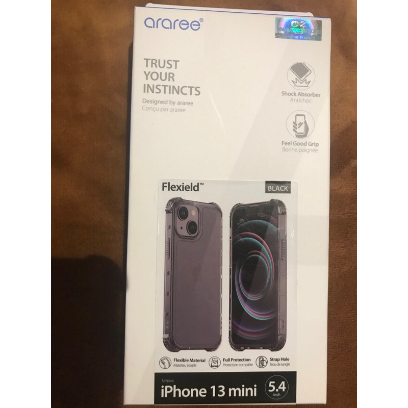 Araree flexield black เคสไอโฟน 13mini ของแท้100%