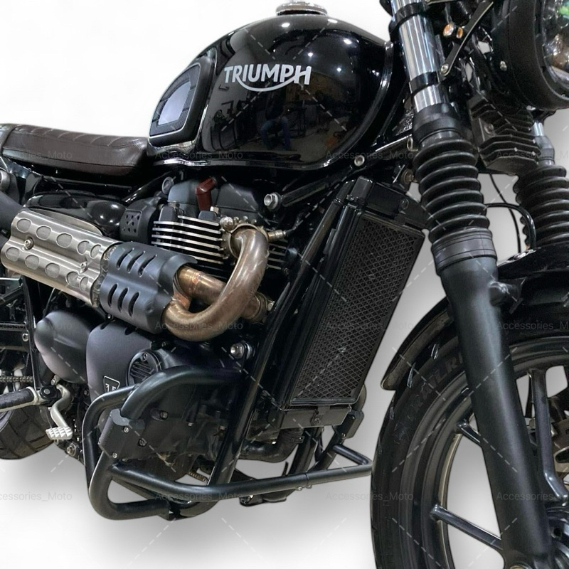 กันล้ม(ล่าง) สำหรับ Triumph New (ใส่ bobberและหม้อลมไม่ได้ ) Scrambler ต้องใส่กันแคร้งแต่งเท่านั้น