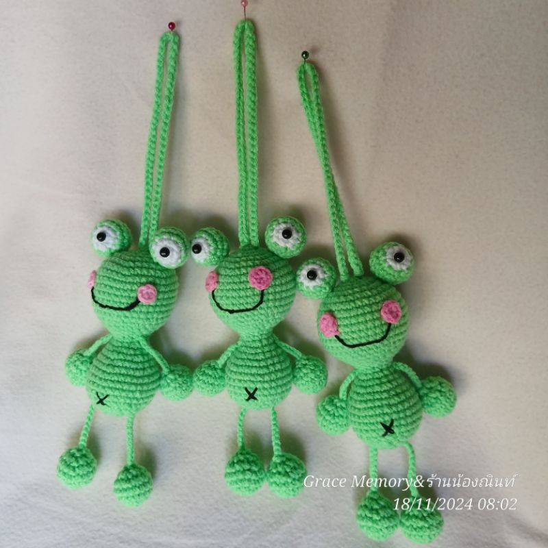 Grace Memory เคโระตุ๊กตากบ กบน้อย พวงกุญแจ ที่ห้อยกระเป๋า เคโระร็อค ของขวัญน่ารัก ของฝากเพื่อน  เจ้ากบบ๊อง keroro frog - รูปที่ 7