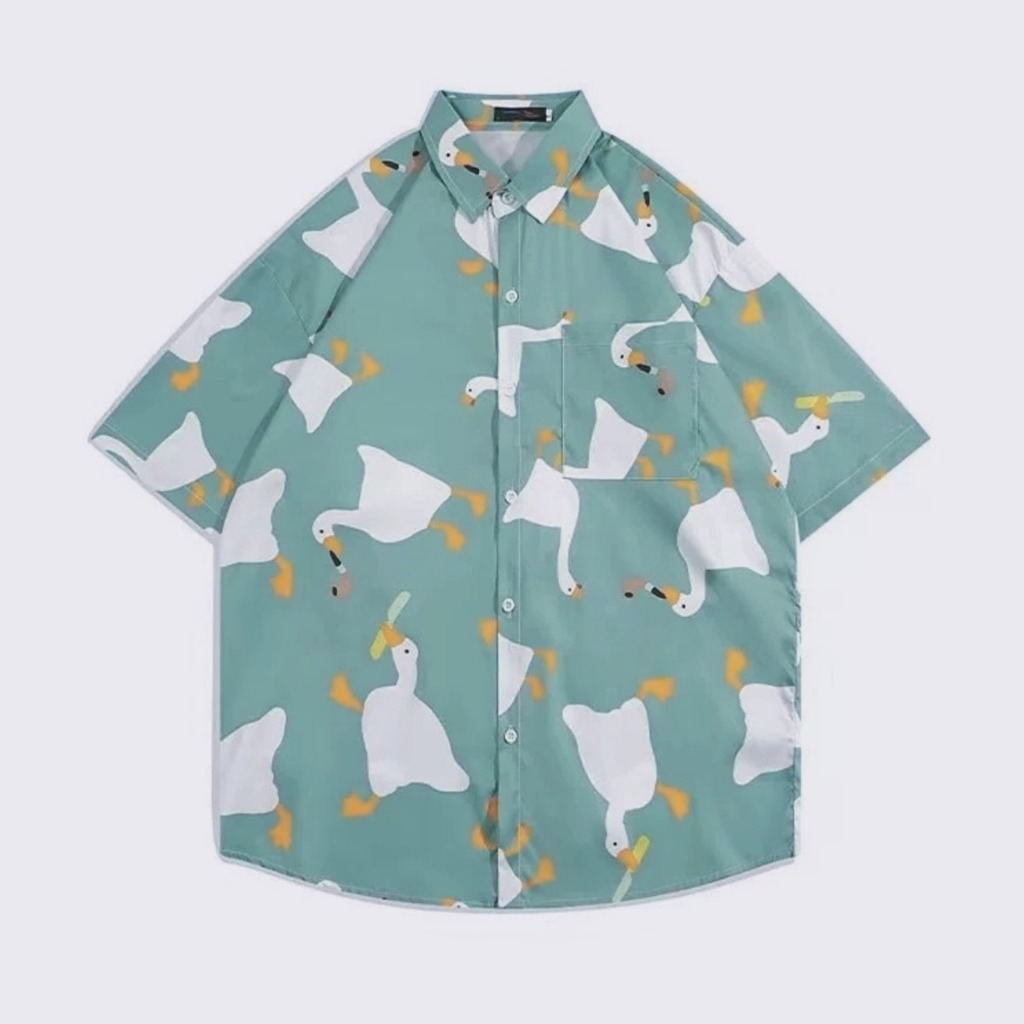 👕NEW👕เสื้อเชิ้ตผู้ชาย แขนสั้น ทรงหลวม ผ้านุ่มไม่เปลี่ยนรูปทรง นักศึกษา เสื้อลายใหม่ล่าสุด - รูปที่ 4