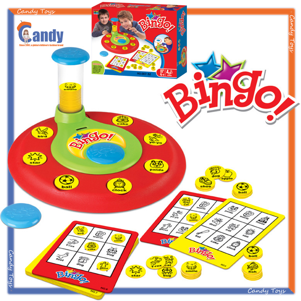 เกมบิงโก Bingo เล่นกับกลุ่มเพื่อน ครอบครัว เพื่อการเรียนรู้เกี่ยวกับคำศัพท์ภาษาอังกฤษ เล่นได้ 2 - 4 