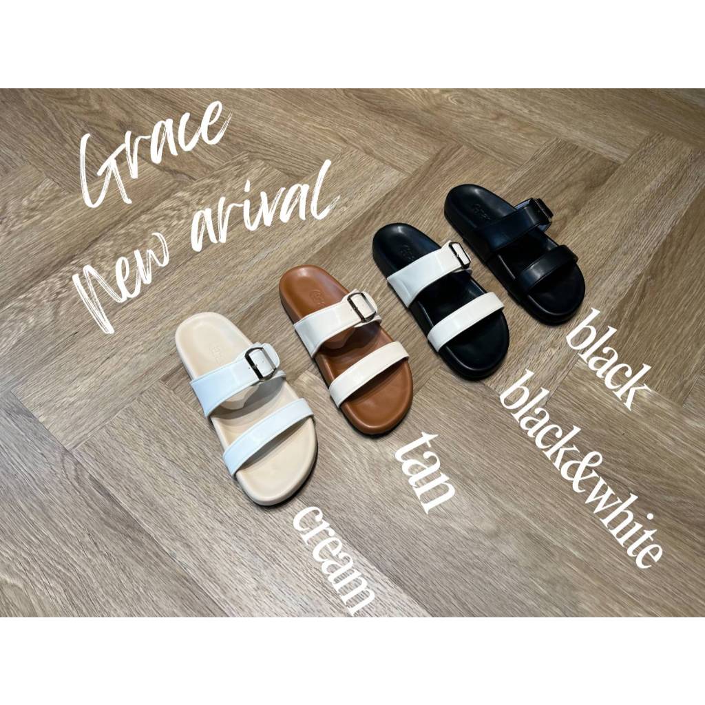 Grace รุ่น BG1 รองเท้าแฟชั่น#ราคาถูก#ผ้าเกรดพรี่เมี่ยมสัมผัสนุ่มสบาย