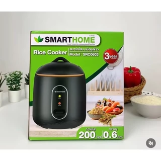 SMARTHOME สมาร์ทโฮม หม้อหุงข้าวมินิ 0.6 ลิตร รุ่น SRC0603 มี 2 สี ครีม/ดำ หม้อหุงข้าวขนาดเล็ก (รับประกัน 3 ปี)