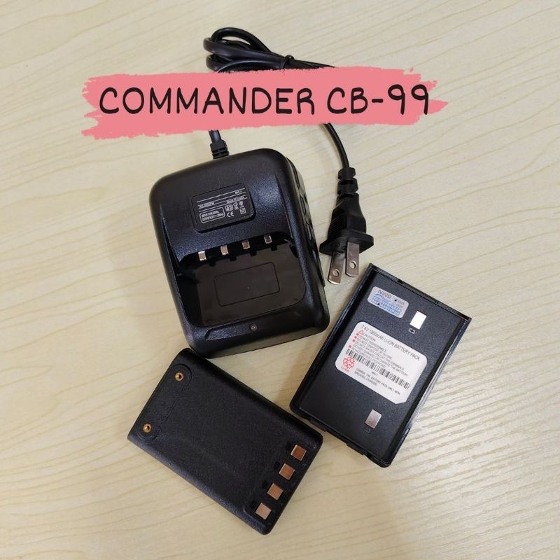 แบตเตอรี่แท่นชาร์จวิทยุสื่อสารCOMMANDER CB99,CB88