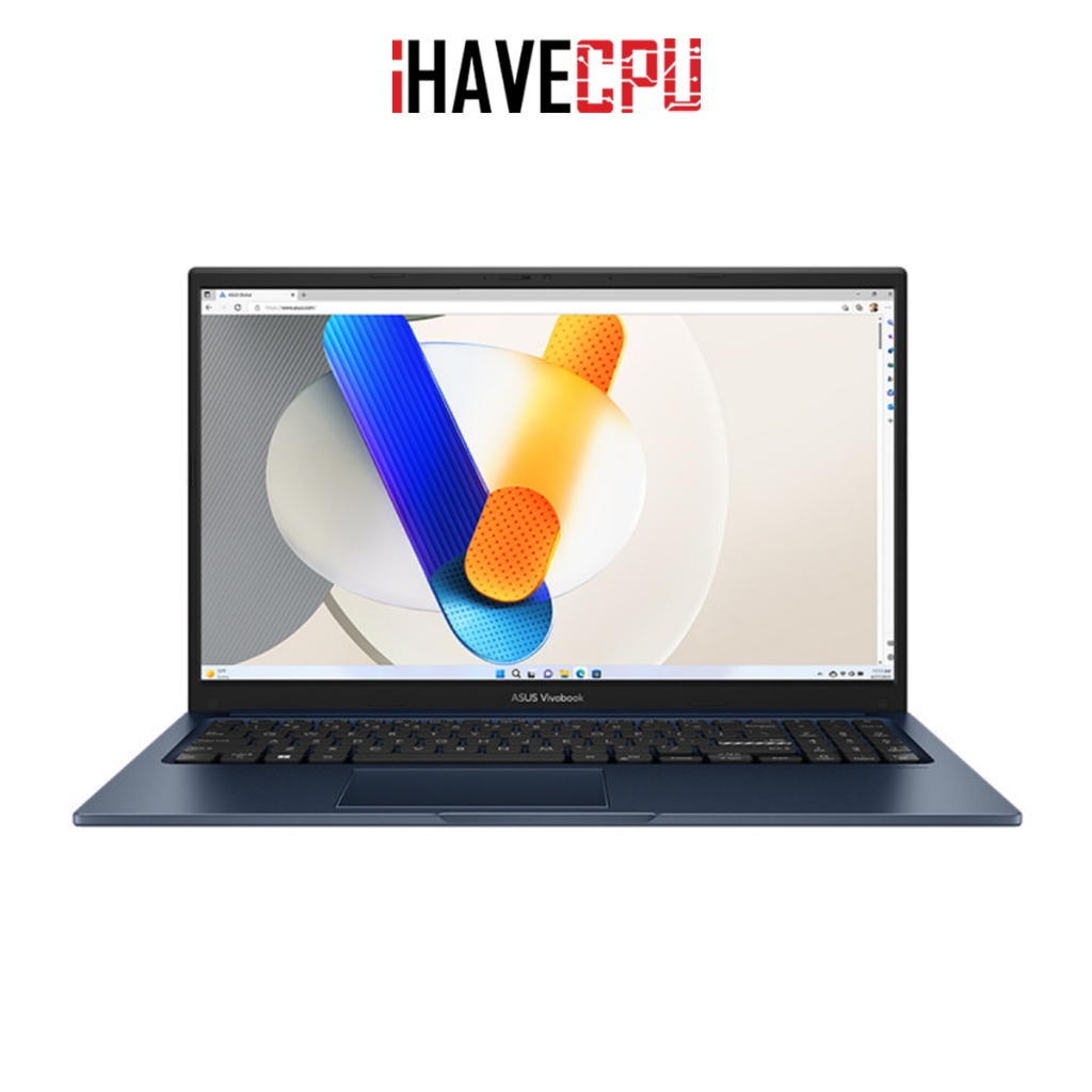 iHAVECPU NOTEBOOK (โน้ตบุ๊ค) ASUS VIVOBOOK 15 X1504VA-NJ348WA (QUIET BLUE)