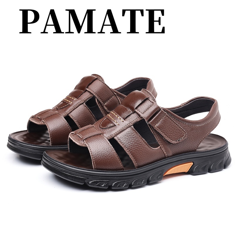 【PAMATE】รองเท้าแตะสำหรับผู้ชายแบบใหม่ ที่สดชื่น ระบายอากาศ สบายตัว และทนทาน ส่งเร็ว