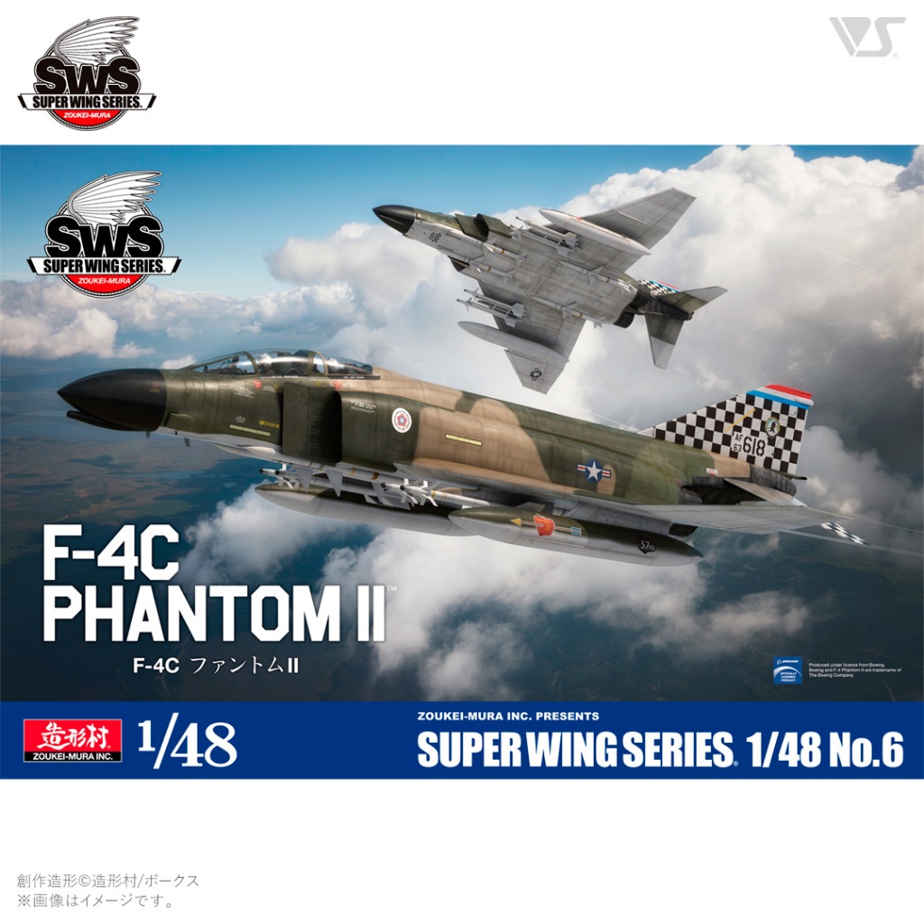 พลาสติก โมเดล ประกอบ ZOUKEI-MURA สเกล 1/48 F-4C PHANTOM II (48-06)