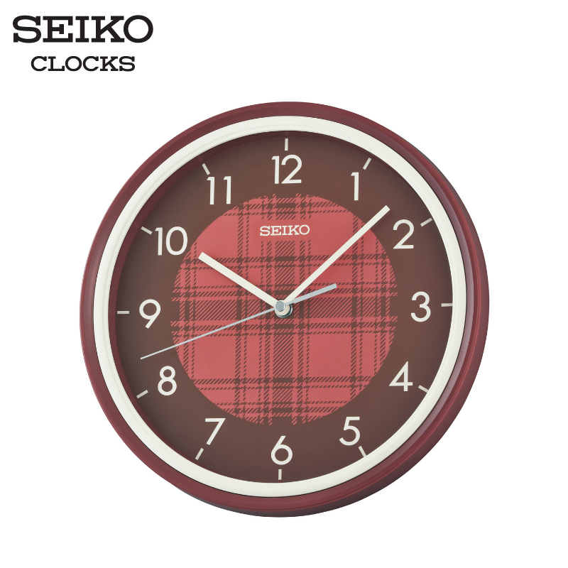[E-tax E-Receipt]SEIKO CLOCKS นาฬิกาแขวน รุ่น QHA016R ขนาด 10.8 นิ้ว