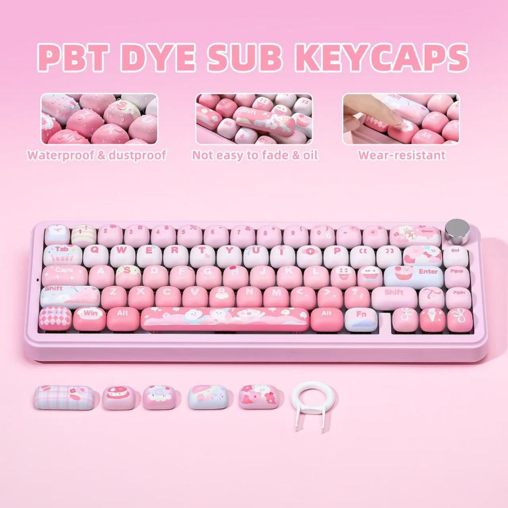 [โค้ดคุ้มลด20%] YUNZII MOG KEYCAP คีย์แคปสุดน่ารัก Ice Cream Doodle keycap คีย์แคป น่ารัก ราคา ถูกที่สุด ดีลบีเคเค แกลเลอรีภาพที่ 7