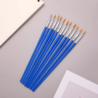 พู่กันระบายสี หัวกลมหัวแบน คนของเหลว น้ำยาเรซิ่น