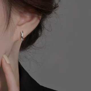 ✅พร้อมส่ง🔥 LILY.C ต่างหูห่วงเงิน S925 Sterling Silver Hoop Earrings